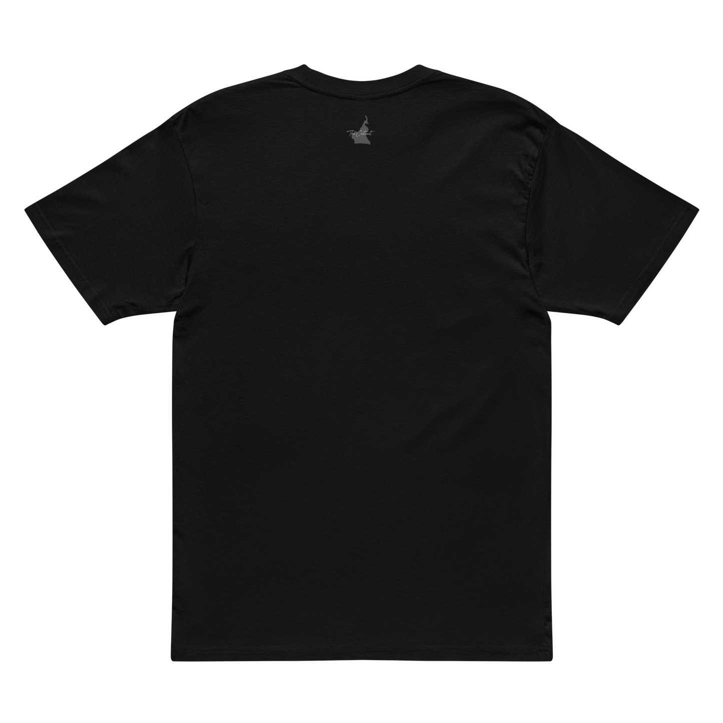 T-shirt noir unisexe The Continent
