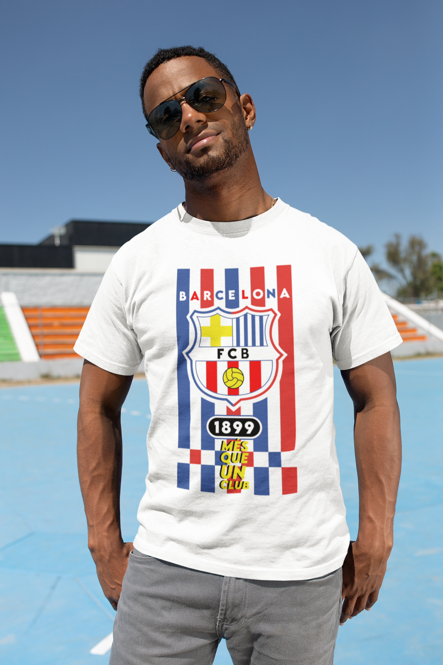 BARCELONA CLASSIC FANS SPORT T-SHIRT