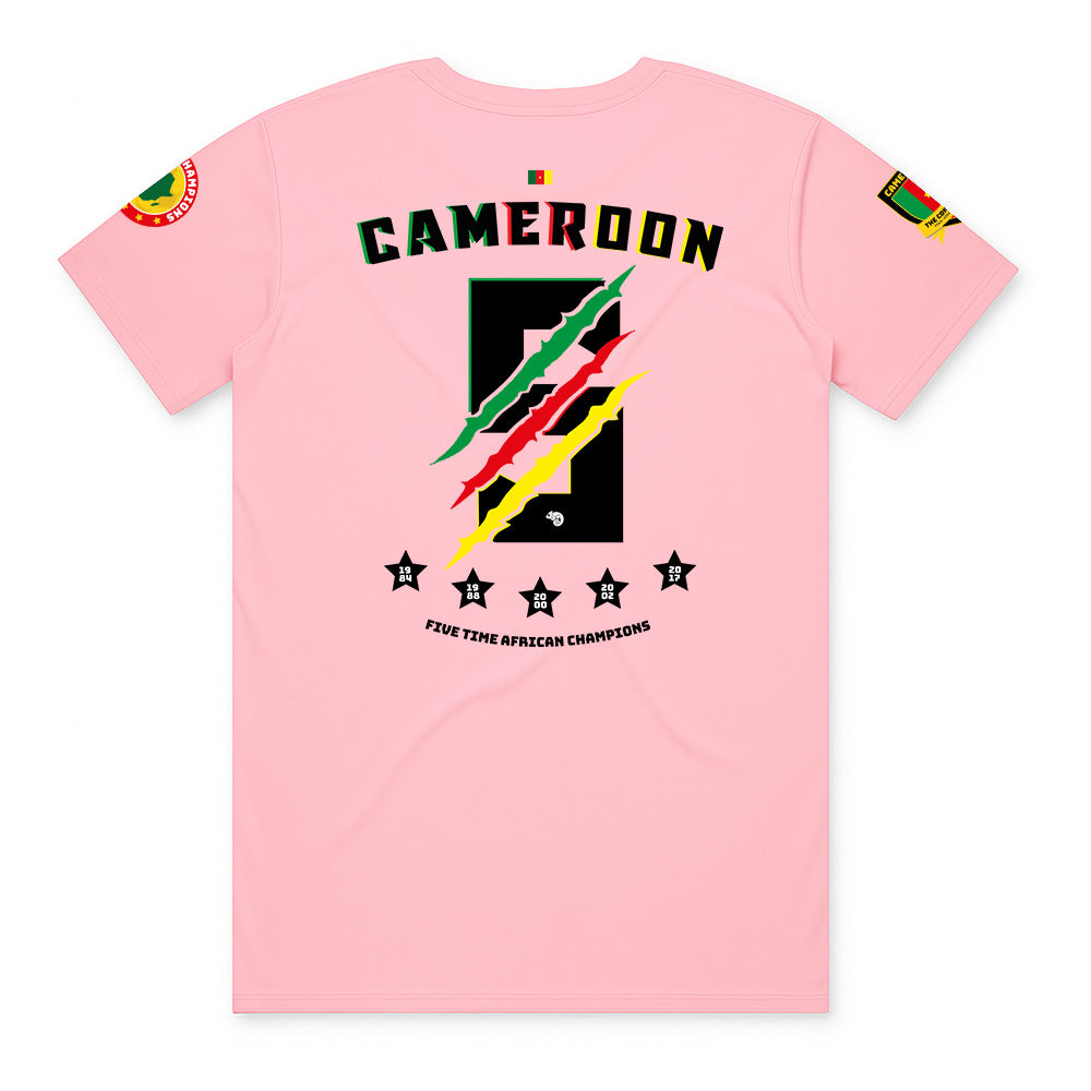 INDOMITABLE LIONS UNISEX FANS SPORT PALE ROSE TSHIRT