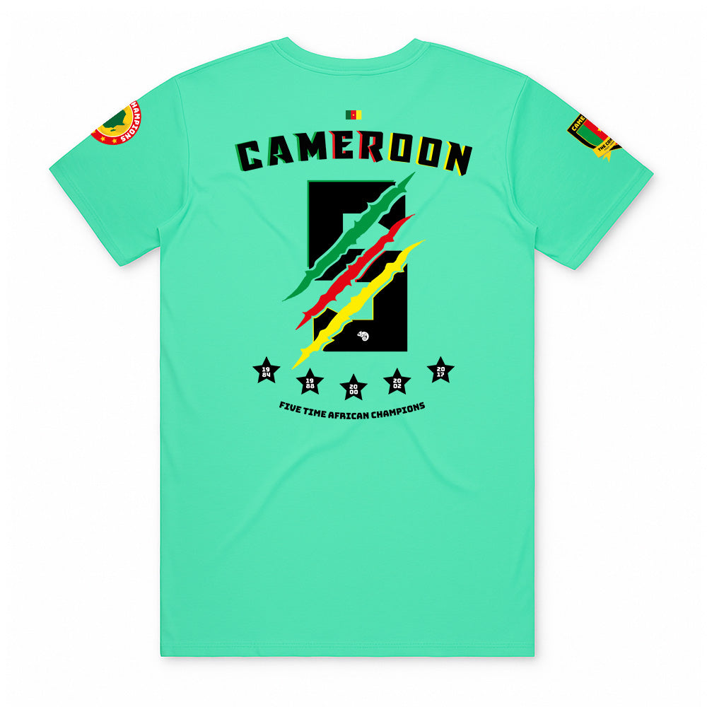 INDOMITABLE LIONS UNISEX FANS SPORT MINTH GREEN TSHIRT