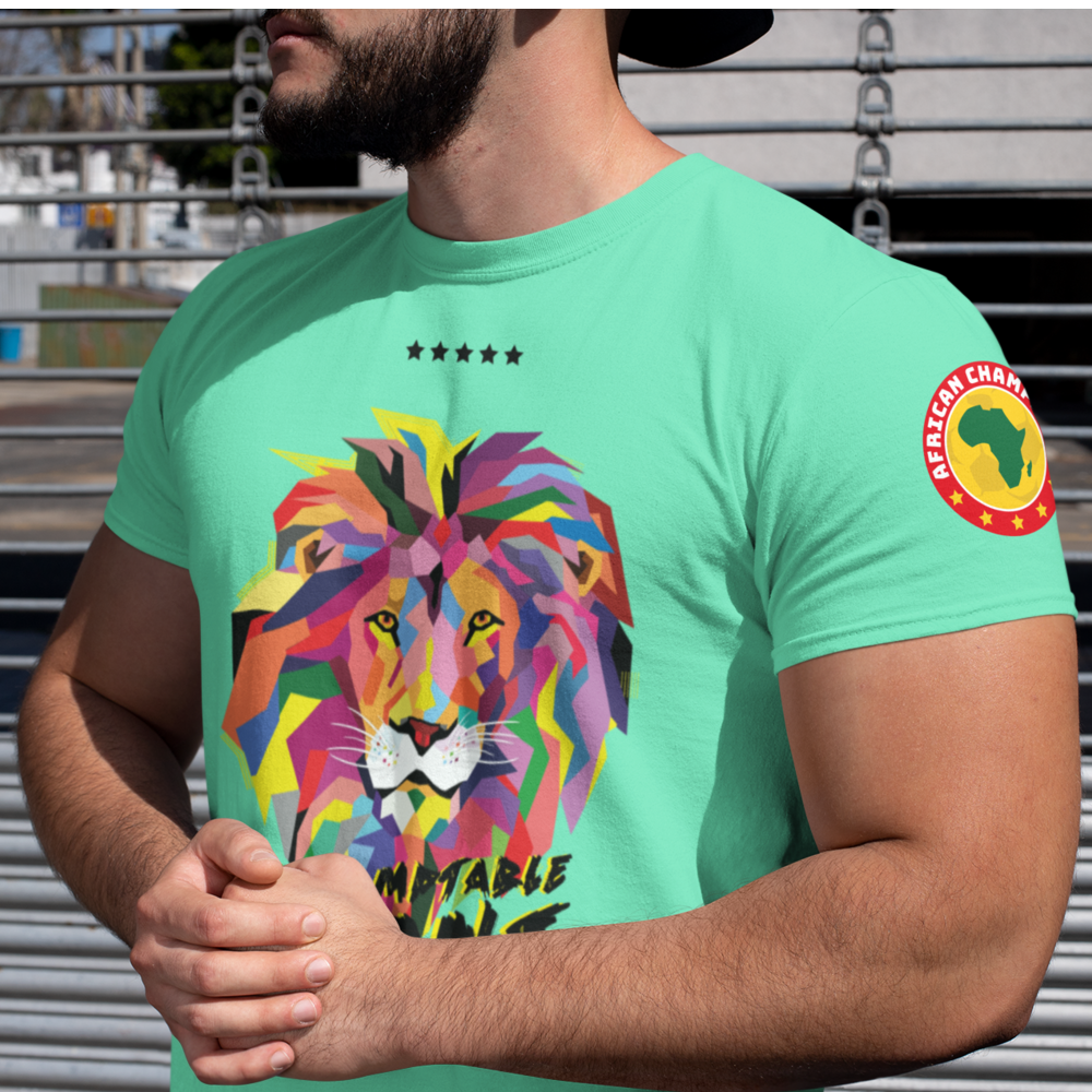 INDOMITABLE LIONS UNISEX FANS SPORT MINTH GREEN TSHIRT