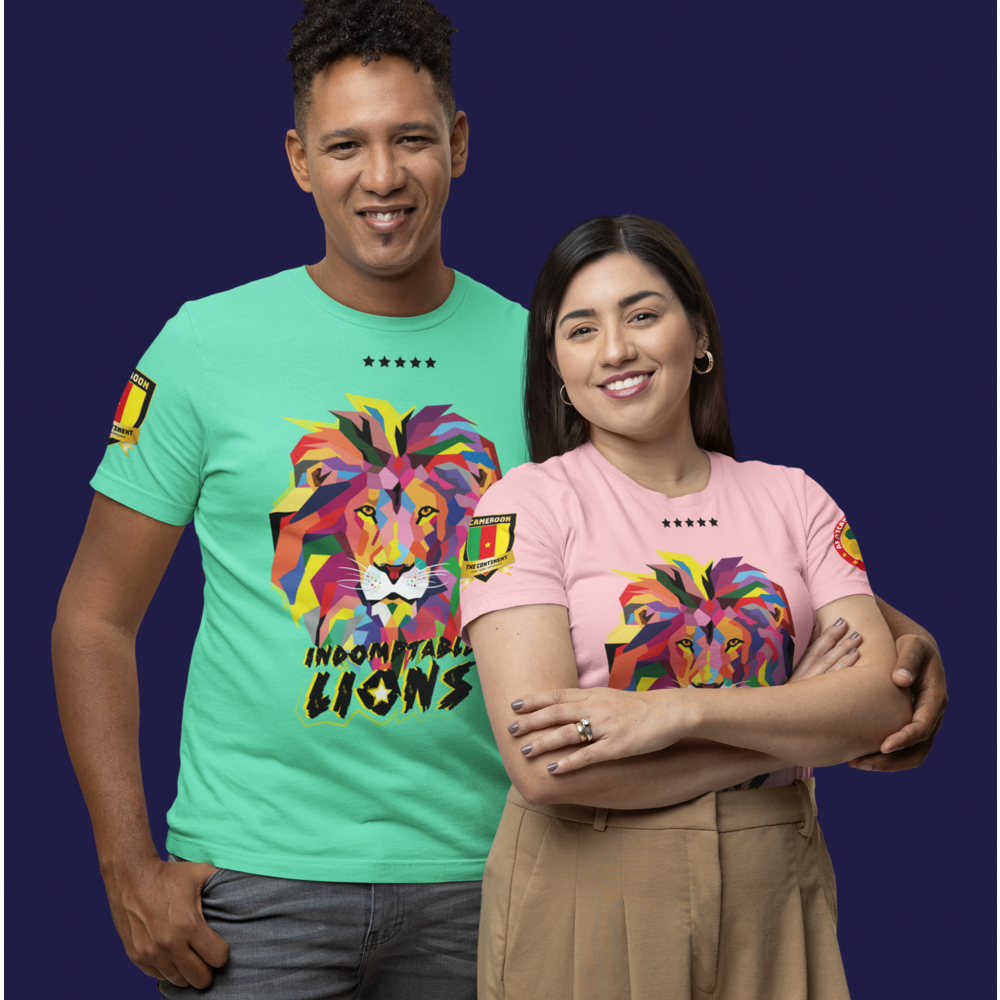 INDOMITABLE LIONS UNISEX FANS SPORT MINTH GREEN TSHIRT