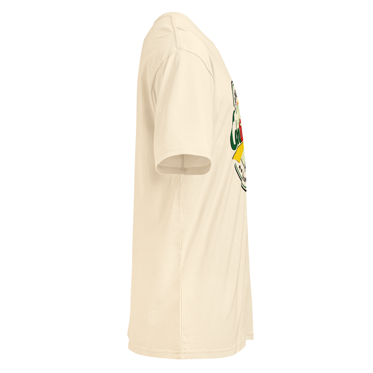 T-shirt Blanc crème unisexe The Continent