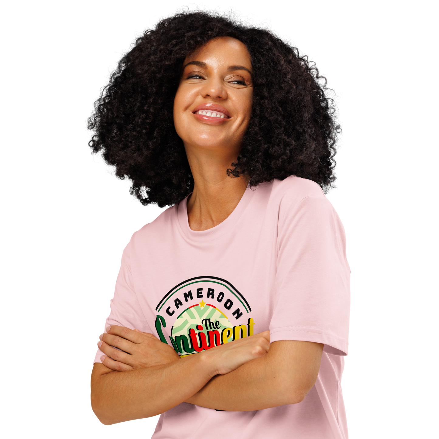 T-shirt Rose pale unisexe The Continent