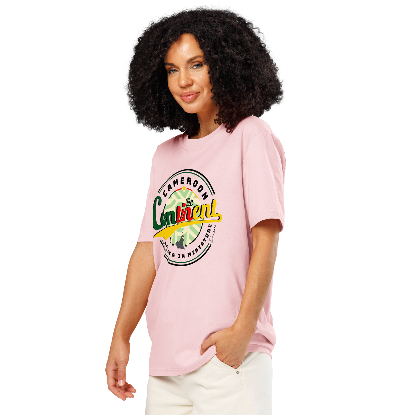 T-shirt Rose pale unisexe The Continent